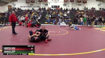 100 lbs Semifinal - Libertie Nigh, Urbana High School vs Kendall Moe, Hamilton Heights