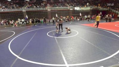 58 lbs Quarterfinal - Bradley Peterson, Top Of The Rock vs Avyn Hipple, Havre WC