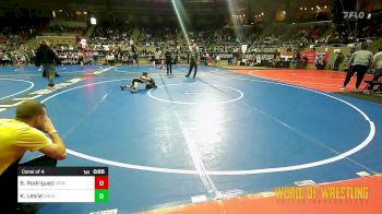 46 lbs Consi Of 4 - Braxton Rodriguez, Grindhouse vs Knoxson Leslie, Choctaw Ironman Youth Wrestling