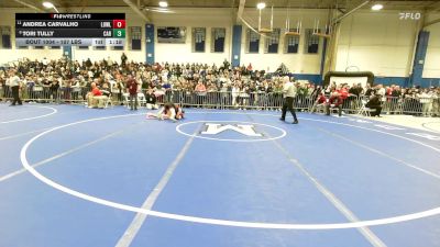 107 lbs Round Of 16 - Andrea Carvalho, Lowell vs Tori Tully, Carver