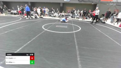 130 lbs Round Of 16 - Raiden Cook, Victory Wrestling-Central WA vs Ryker Alba, All-Phase WC