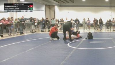 165 lbs Round Of 64 - Gunnar Gossett, OH vs Sebastian Garcia, CA