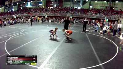 95 lbs Quarterfinal - Tinley Terry, Nebraska Wrestling Academy vs Aleigha Thompson, Norfolk Jr Wrestling Club