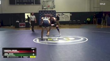 174 lbs 1st Place Match - Abel Nava, Providence (Mont.) vs NaKoda Siegel, Montana State-Northern