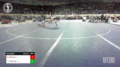 3A-126 lbs Quarterfinal - Jaxson Murray, MARLOW vs Aaron Blevins, SALINA