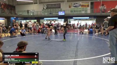 65 lbs 2nd Wrestleback (16 Team) - Reece Fish, Panhandle Punishers vs Diesel Belcher, SVRWC