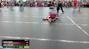106 lbs Round 2 (6 Team) - Gavin Fisher, Applied Pressure X Kame Style vs Cash Cailliau, Beebe Trained Silver