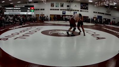 285 lbs Quarterfinal - Michael Douglas, Wisconsin-La Crosse vs Garrett Olbrich, Pacific (or)