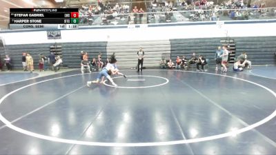 132 lbs Cons. Semi - Harper Stone, Southern Idaho Training Center vs Stefan Gabriel, Lakeland Wrestling Club