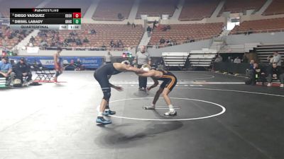 134-D1 Quarterfinal - Diego Vasquez, Corona Del Sol High School vs Diesel Labady, Gila Ridge High School