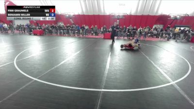 165 lbs Cons. Round 7 - Finn Grauwels, Team Nazar Training Center vs Benjamin Miller, Wisconsin