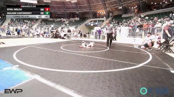 46 lbs Consi Of 8 #1 - Stihl Welch, Claremore Wrestling Club vs Walker Cartwright, Keystone Wrestling Club