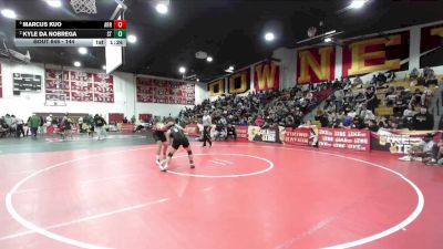 144 lbs Semifinal - Marcus Kuo, Arroyo vs Kyle Da Nobrega, South Torrance