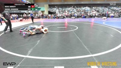 115 lbs Round Of 128 - Beau Abbott, Roundtree Wrestling Academy vs Diesel Johnson, Nyssa