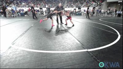 60 lbs Rr Rnd 3 - Lucille Spradling, F-5 Grappling vs Kollyn Locust, Cowboy Wrestling Club