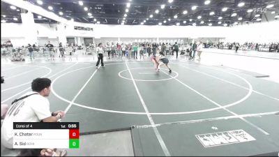 101 lbs Consi Of 4 - Kelsie Chater, Pounders WC vs Anjali Sid, Royalty WC