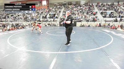 U20 Women - 57F Champ. Round 2 - Lorianna Piestewa, NM vs Carissa Qureshi, CA