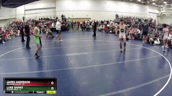 140 lbs Finals (8 Team) - James Anderson, Oklahoma Elite vs Luke Banas, Illinois Gold