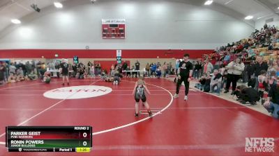 71-77 lbs Round 2 - Ronin Powers, Junior Bulldogs vs Parker Geist, PVBC Warriors