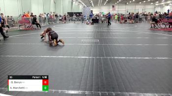 95 lbs Cons. Round 3 - Gabe Benyo, Mat Assassins vs Alex Marchetti, Mat Assassins