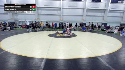 S-140 lbs Quarterfinal - Brody Procunier, MI vs Luke Benedict, PA