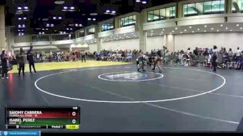 138 lbs Round 4 (10 Team) - Isabel Perez, SOWA vs Saiomy Cabrera, Florida All-Stars