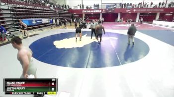 285 lbs Quarterfinal - Isaiah Vance, Pitt-Johnstown vs Justin Perry, Felician