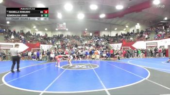 110 lbs Champ. Round 2 - Isabella Robledo, Highland vs Ezmeralda Lewis, East Noble