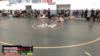 120 lbs 1st Place Match - Lincoln Werner, Interior Grappling Academy vs Emery Kirchner, Marathon Wrestling Club