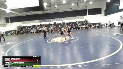 100 lbs Champ. Round 1 - Miabella Madueno, South Hills vs Erika Sarkisian, Burbank