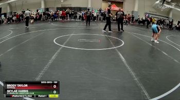 101 lbs Quarterfinal - Brody Taylor, Rampage vs Skylar Harris, JC Brawlers Wrestling Club