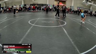 101 lbs Quarterfinal - Brody Taylor, Rampage vs Skylar Harris, JC Brawlers Wrestling Club