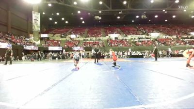 102 lbs Semifinal - Maci Brouillette, Coyote Wrestling Club vs Aiko Whitmore, Cougar Wrestling Club