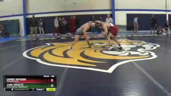 165 lbs Cons. Round 3 - Yuri Smaltz, Shenandoah University vs James Snyder, Stevens Tech