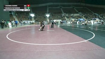 1-5A 114 1st Place Match - Charmia Harris, Dora vs Branlyn Patterson, Dadeville High School