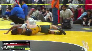 135 lbs Champ. Round 1 - Trenell Emerson, Central vs Niko Dockery, Cooley Middle School