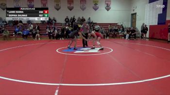 120 lbs Champ. Round 2 - Lanie Hanna, Saint Ansgar vs Sophia Salinas, Postville