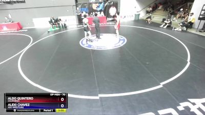 70 lbs Champ. Round 1 - Aldo Quintero, California vs Alexi Chavez, ASG WRESTLING