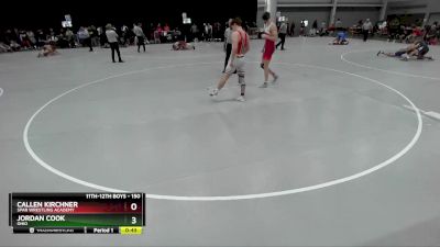 150 lbs Cons. Round 6 - Jordan Cook, Ohio vs Callen Kirchner, SPAR Wrestling Academy