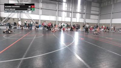 46.6 lbs Champ. Round 2 - Alianna Saucedo, Sunnyside Ironman Wrestling vs Boaz Irelan, No Limits Wrestling Club