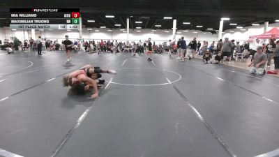 100 lbs 1st Place Match - Maximilian Truong, NOVA WC vs Mia Williams, All I See Is Gold