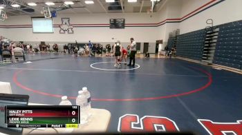 132 lbs Quarterfinal - Haley Pitts, Katy (Girls) vs Lexie Renns, Prosper (Girls)