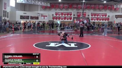 60 lbs Cons. Round 2 - Maximus Mauritz, Pursuit Wrestling Minnesota vs Russell Schlagel, HLWW