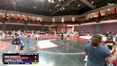 235 lbs Round 2 - Paige Wainscott, Edmond North High School Wrestling vs Gabriella Castro, Yukon High School Wrestling