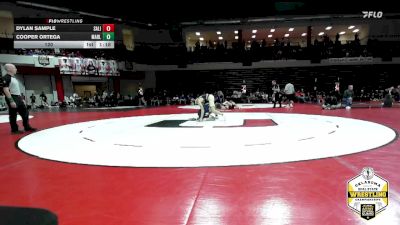 120 lbs Semifinals (8 Team) - Dylan Sample, SALINA vs Cooper Ortega, MARLOW