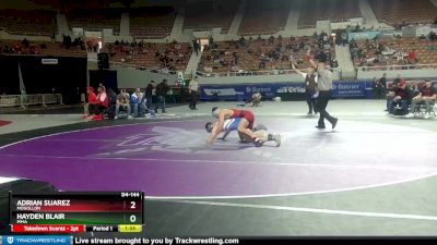 D4-144 lbs Quarterfinal - Adrian Suarez, Mogollon vs Hayden Blair, Pima