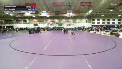 124 lbs Cons. Round 1 - Kylee Slyter, Baker University vs Ally Jelinek, Lindenwood University