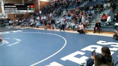 165 lbs Cons. Round 4 - Joseph Naylor, West Jordan vs Seldon Jenks, Uintah