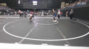 285 lbs Champ. Round 1 - Wilbert Martin, Texas Wesleyan vs James Ofeciar, Waldorf (Iowa)