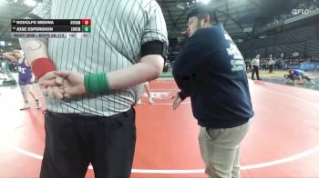 Boys 3A 113 lbs Cons. Round 4 - Jose Esperidion, Everett vs Rodolfo Medina, North Thurston